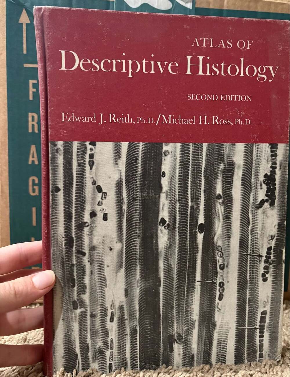 Atlas of Descriptive Histology 2nd Edition Reith Ross 1970 Medical Hardcover